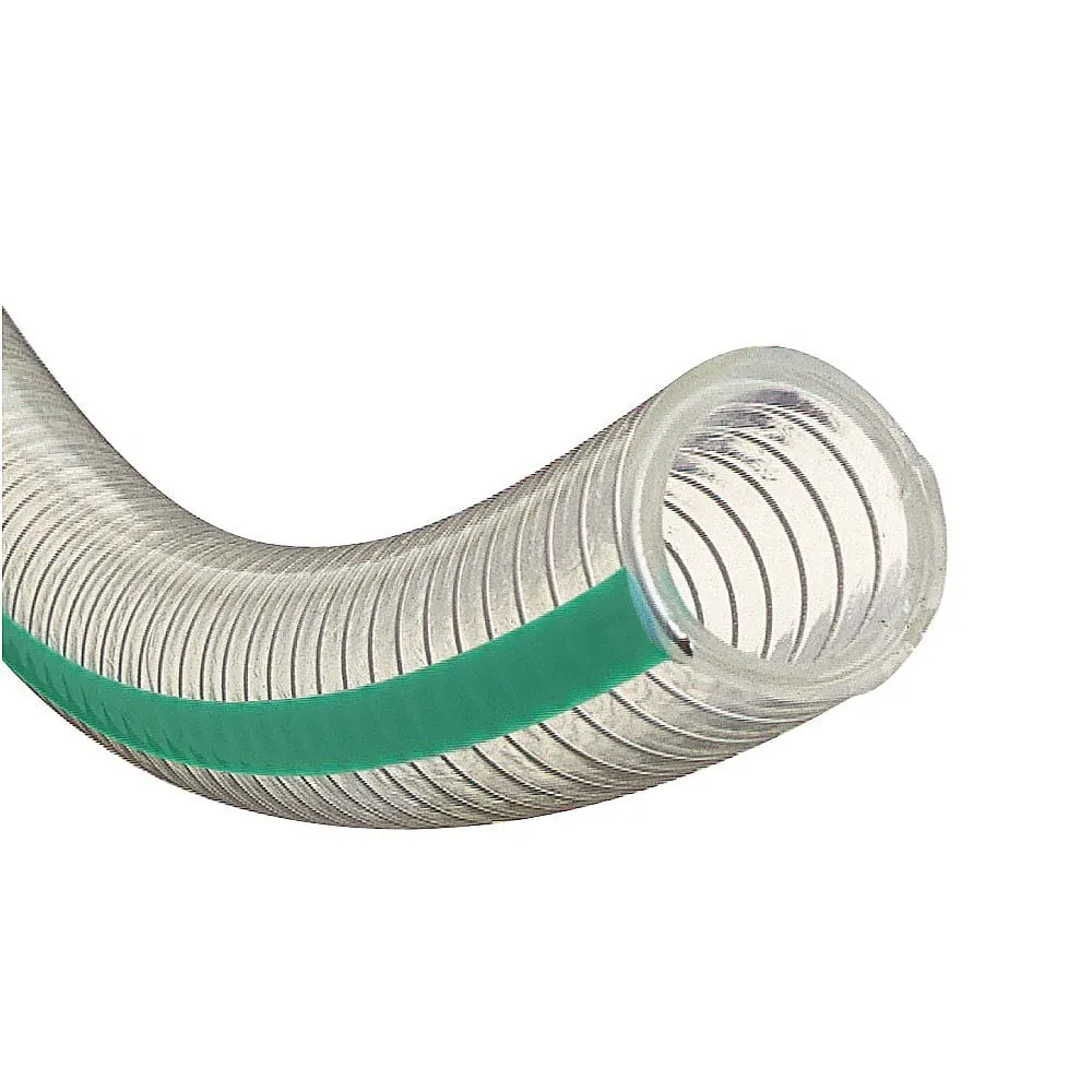 2-3628-03-01　[Cut Product] Heat and Pressure Resistant Hose for Transportation and Suction of Food and Drinking Water, etc. TOYOFOODS S Hose Inner Diameter 38 mm x Outer Diameter 48 mm Length 1 m　TFS-38-01