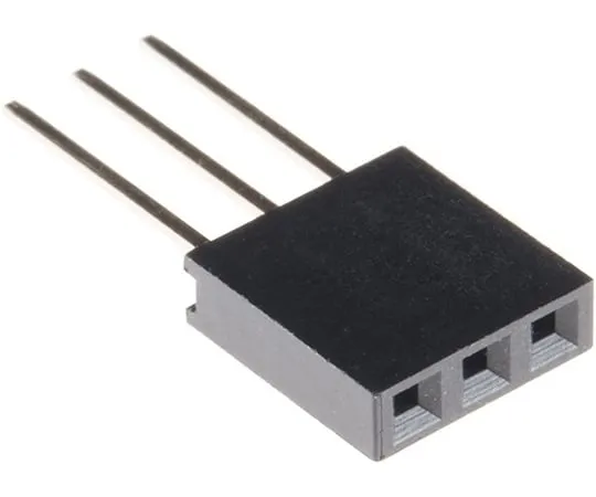 67-0425-26 Stackable Header - 3 Pin (Female, 0.1") PRT-13875