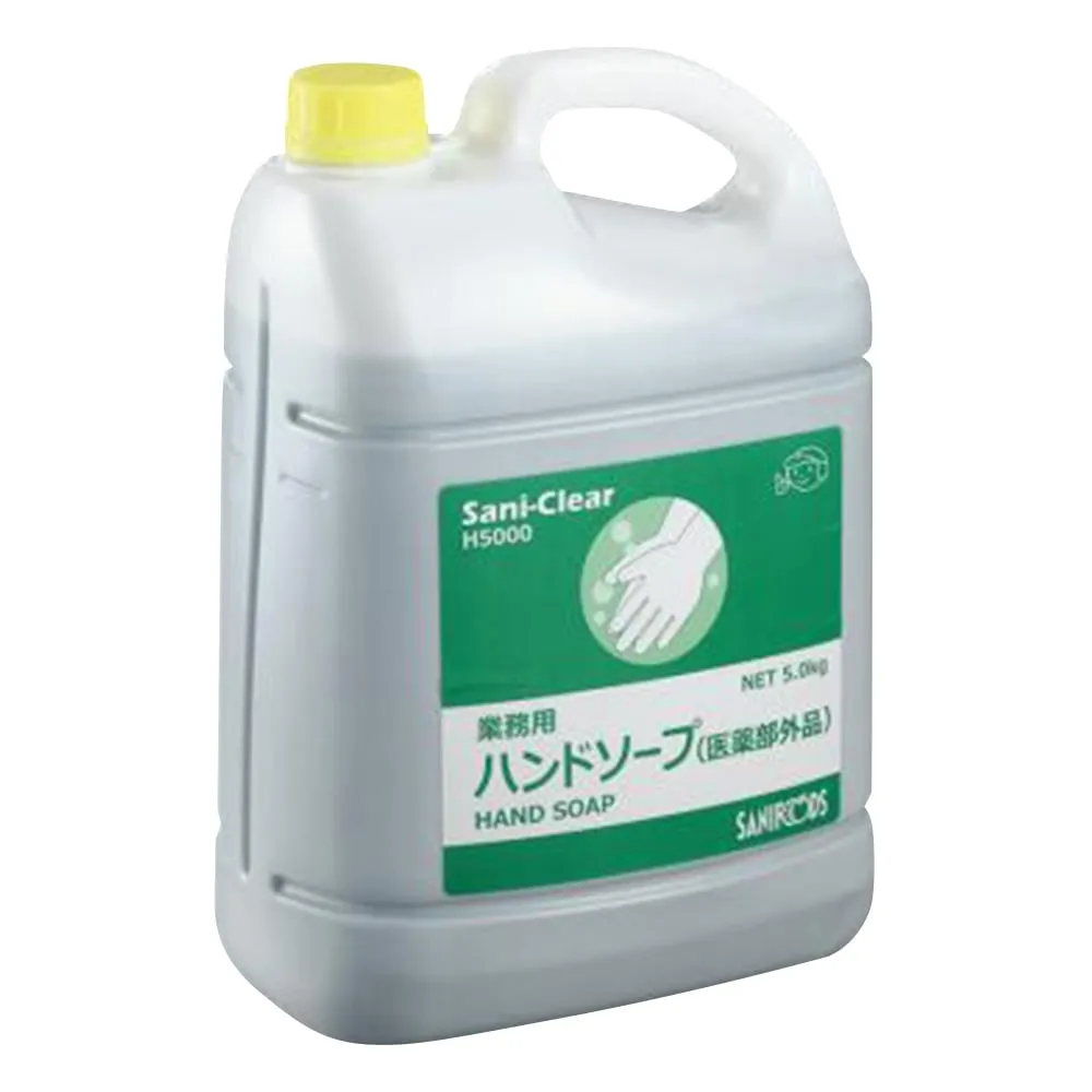 3-5378-01 Medicated Hand Soap For Business Use Sani-Clear Scent-Free 5kg x 1 Piece H5000