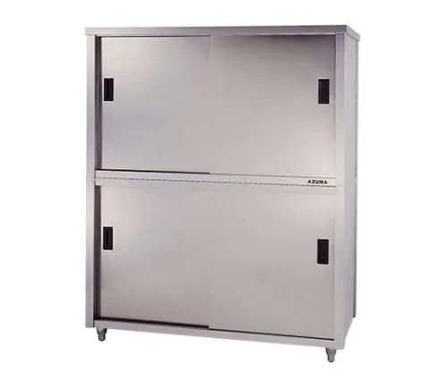 61-4435-41 Upper And Lower 2 Stages Type Stainless Steel Storage, Double-Sided Double Sliding Door 1200 x 750 x 1800 ACSW-1200Y