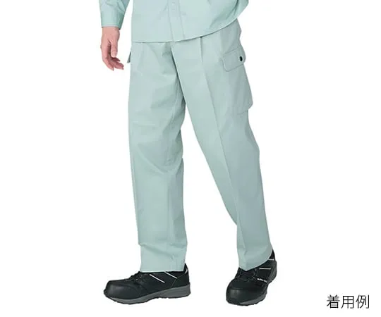 3-840-01 Two-Tuck Cargo Pants Green 80502-039-70