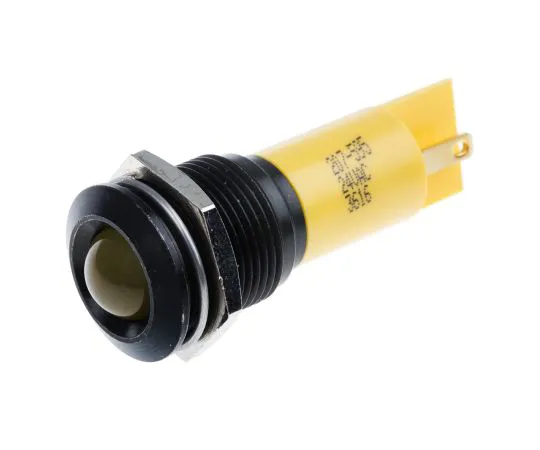 63-4586-10 RS PRO Yellow Indicator, 24 V ac/dc, 16mm Mounting Hole Size, Solder Tab Termination 207-595