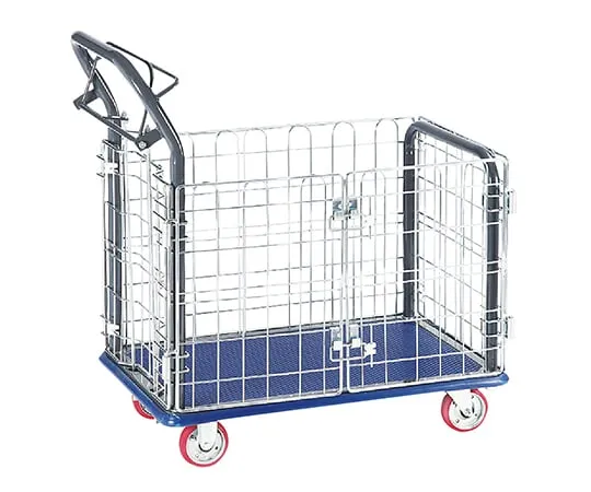 1-6290-03 Double Door Type Wire Mesh Bogie 150 kg NK107K-HB