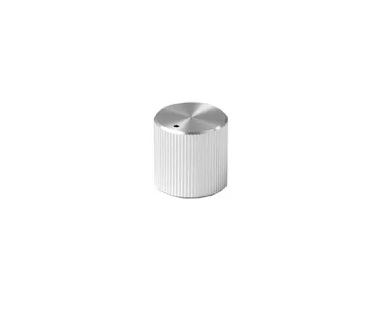 63-3159-27 Knob PHI. 13.7 Silver (Aluminum) With Indicated Position For Shaft Diameter PHI.6 K-29-6.1