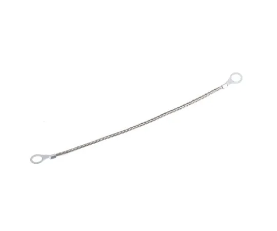 63-4633-80 RS PRO Braided Earth Lead, M8 Stud Size, 16 x 8 x 0.15 mm, 200mm BS EN 13602:2002, BS4109 489-185