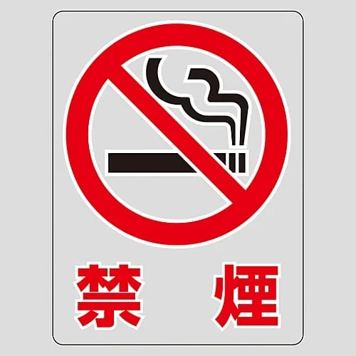 61-3412-82 Transparent Sticker NO SMOKING TM-2M 207102