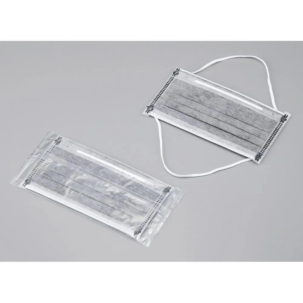 4-3904-01 Low Dust Generation Activated Carbon Mask Overhead (4 Layer Type) 50 Sheets -