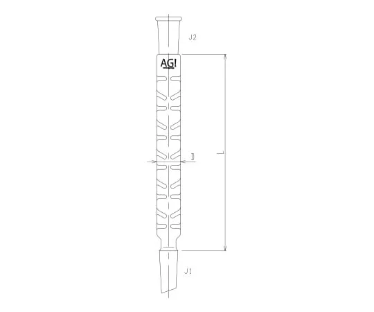 62-2108-86 Fractionating Column Vigreux 3520-200-3L