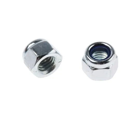63-4639-21 RS PRO, M6, Bright Zinc Plated Steel Nylon Insert Lock Nut 524-326