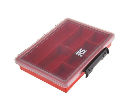 63-4638-48 RS PRO 7 Cell Red PP Compartment Box, 32mm x 175mm x 143mm 515-552