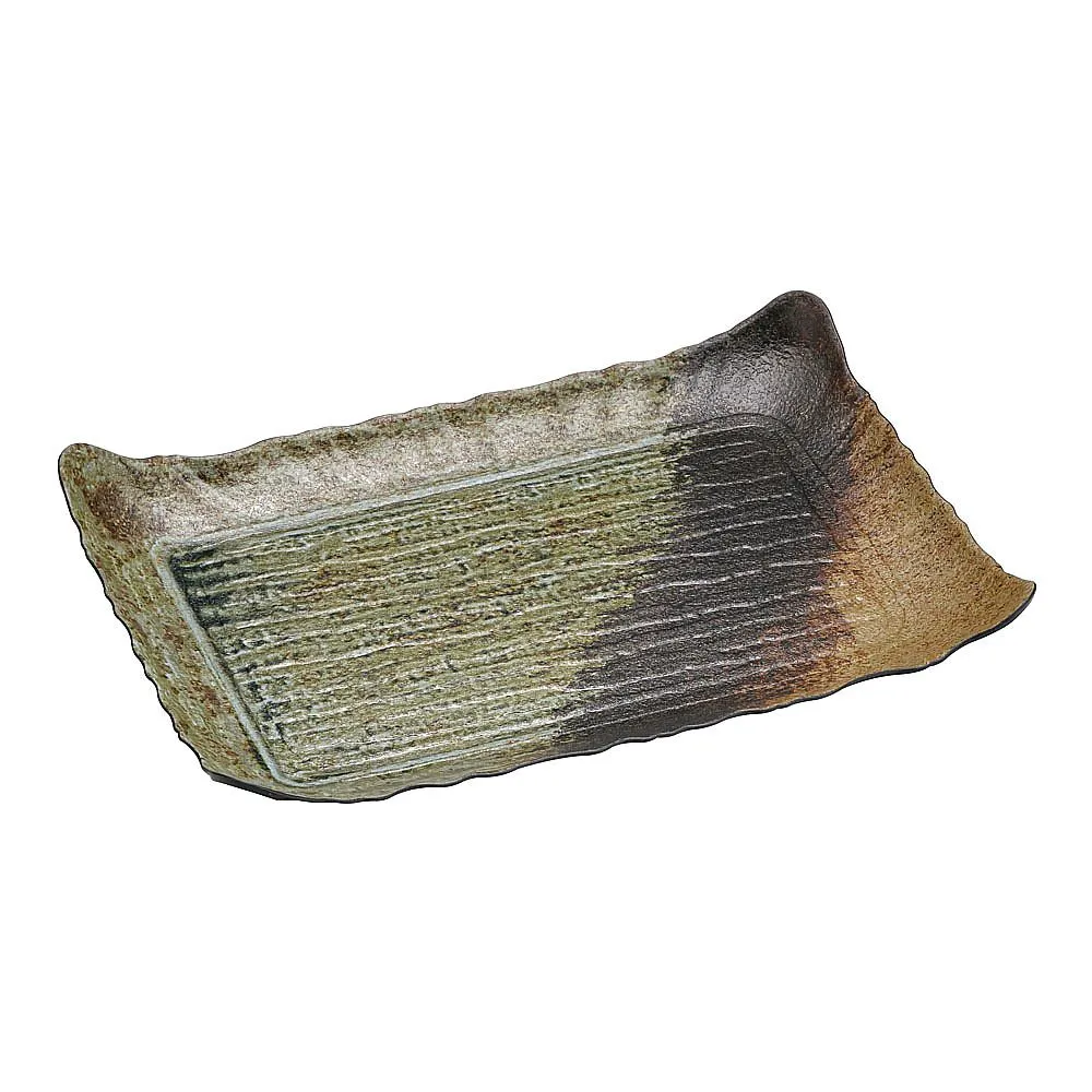 62-6653-27 Plastic Container Chikugo Mingei Pottery Medium (10 pieces)