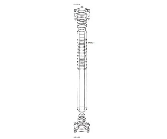 63-6524-04 Exterior Tube Only with Self-Heating Vacuum Jacket for 300mm FR67E-1-1