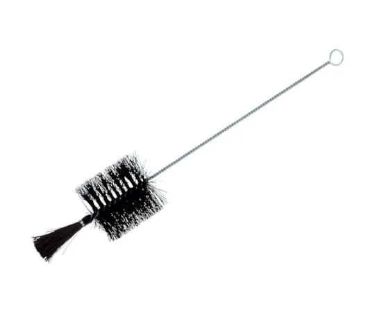 61-8867-68 Brush for Test Tube Black Hog Bristles Steel Handle TBT-T1J