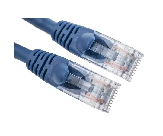 63-4645-86 RS PRO Blue PVC Cat5e Cable U/UTP, 500mm Male RJ45/Male RJ45 Terminated 557-250