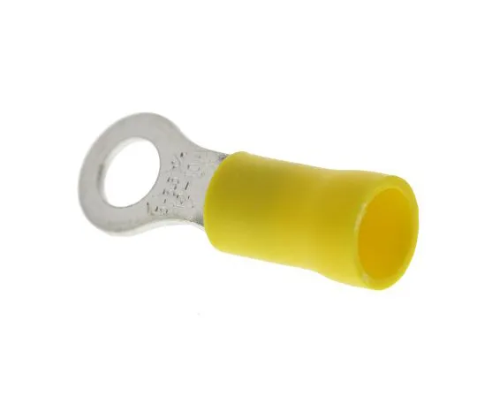 63-4641-49 RS PRO Insulated Ring Terminal, M5 Stud Size, 2.5mm² to 6mm² Wire Size, Yellow 534-446