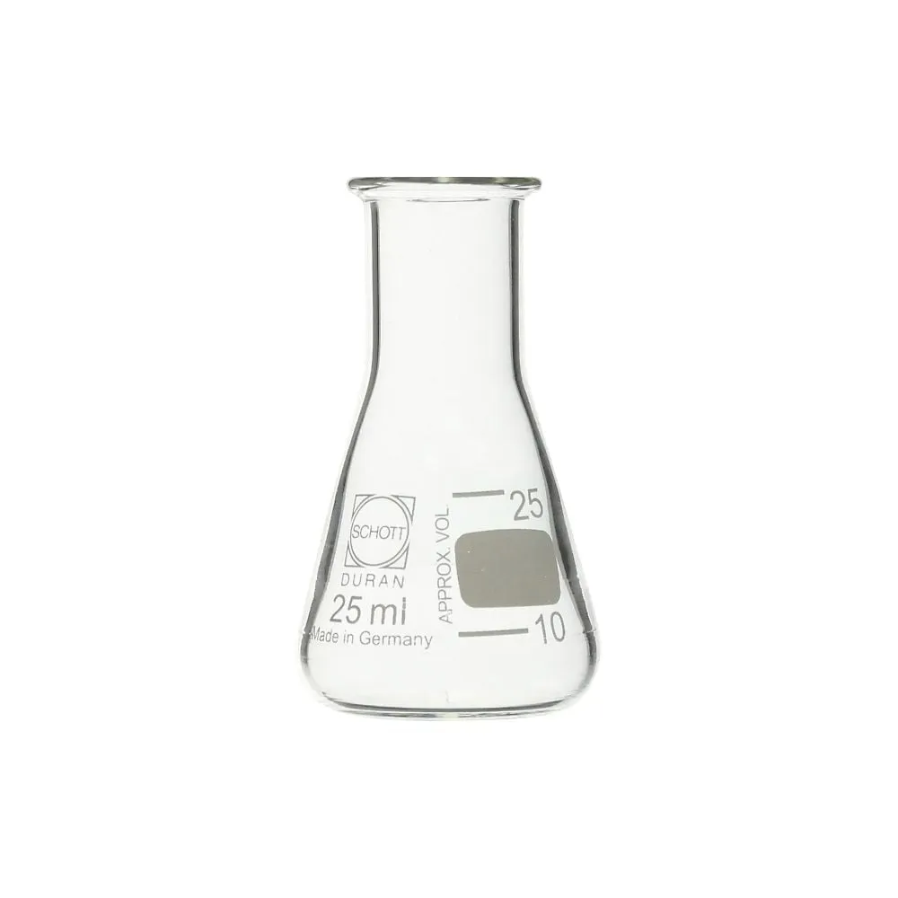 61-4408-78 Super Thick Erlenmeyer Flask 25mL 010610-25A