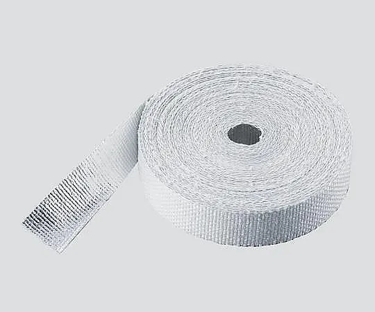 3-2462-01 Aluminum-Mixed Heat-Resistant Glass Cloth Thick Tape 50mm x 30m x 1.4mm TOMBO No.8982-100-I