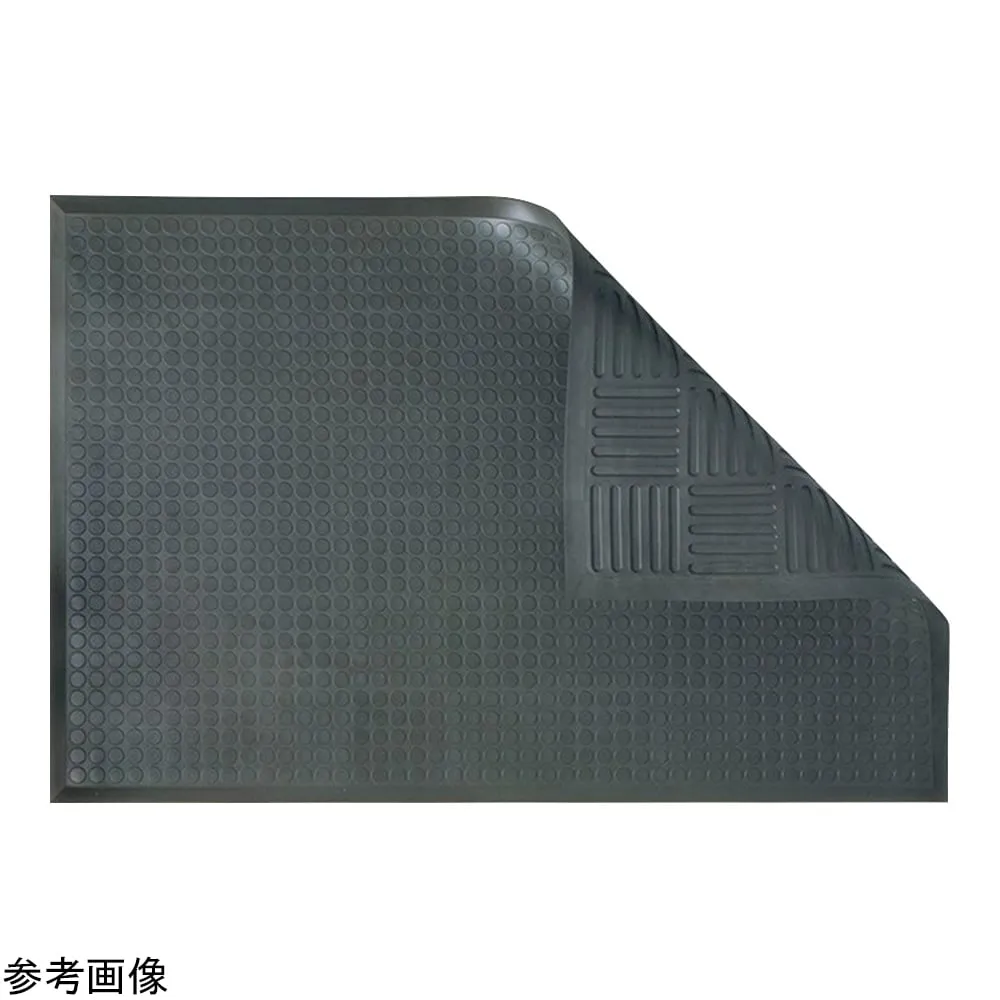 4-3716-03 Ergo mat (Complete Bubble/Complete Smooth) Gray 600 x 900 x 11 mm 4665402