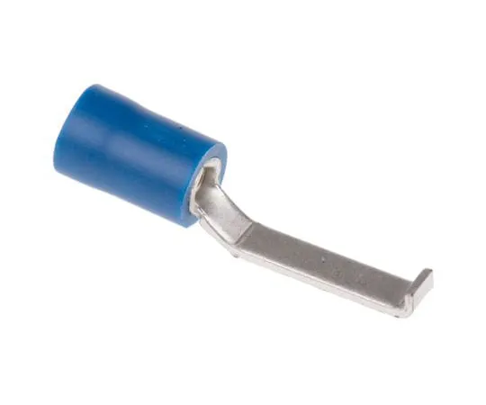 63-4641-77 RS PRO Hooked Insulated Crimp Blade Terminal 17.6mm Blade Length, 1.5mm² to 2.5mm², 16AWG to 14AWG, Blue 534-727