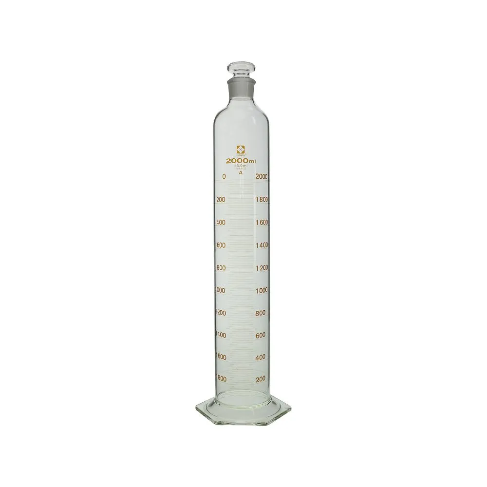 61-4413-92-24 Graduated Cylinder 2L with JCSS Calibration Certificate 023550-20001