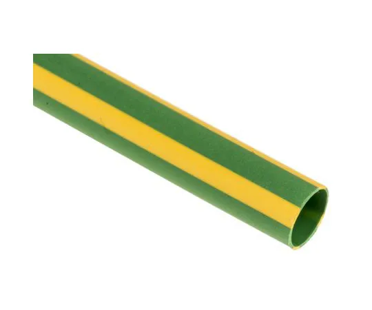 63-4612-15 RS PRO Heat Shrink Tube, Green, Yellow 4.8mm Sleeve Dia. x 1.2m Length 2:1 Ratio 398-082