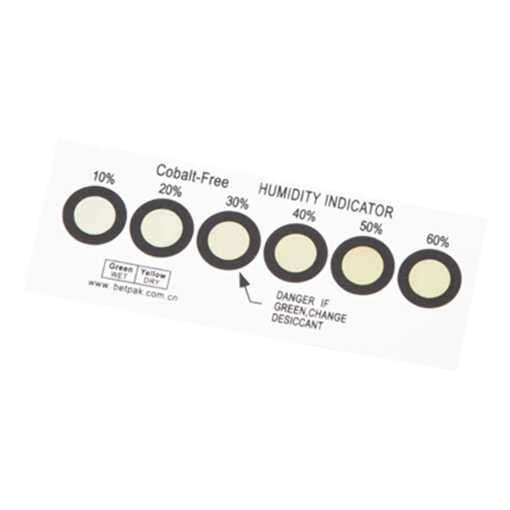 1-620-01 Humidity Indicator Card Cobalt Free