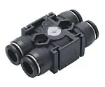 61-7652-21 Connector Straight Male, Female Set φ3-φ3 QC3-3M