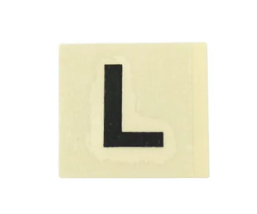 61-7398-03 Character Seal Black L 15mm CL15B-L