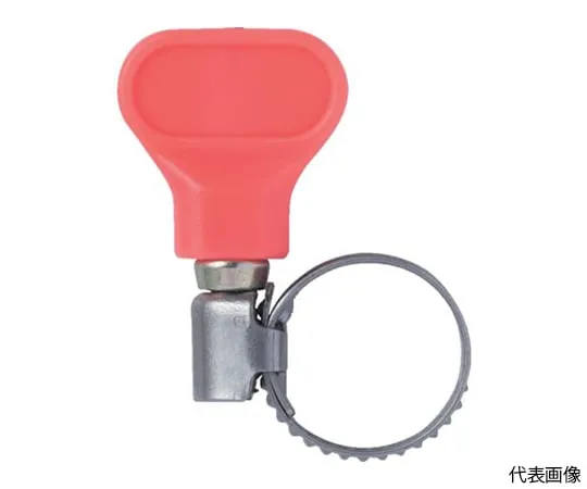 61-3357-87　［Discontinued］Stainless steel Strong Machine Hose Clamp Tightening Diameter 16 - 25mm 10Pcs　TSB-25