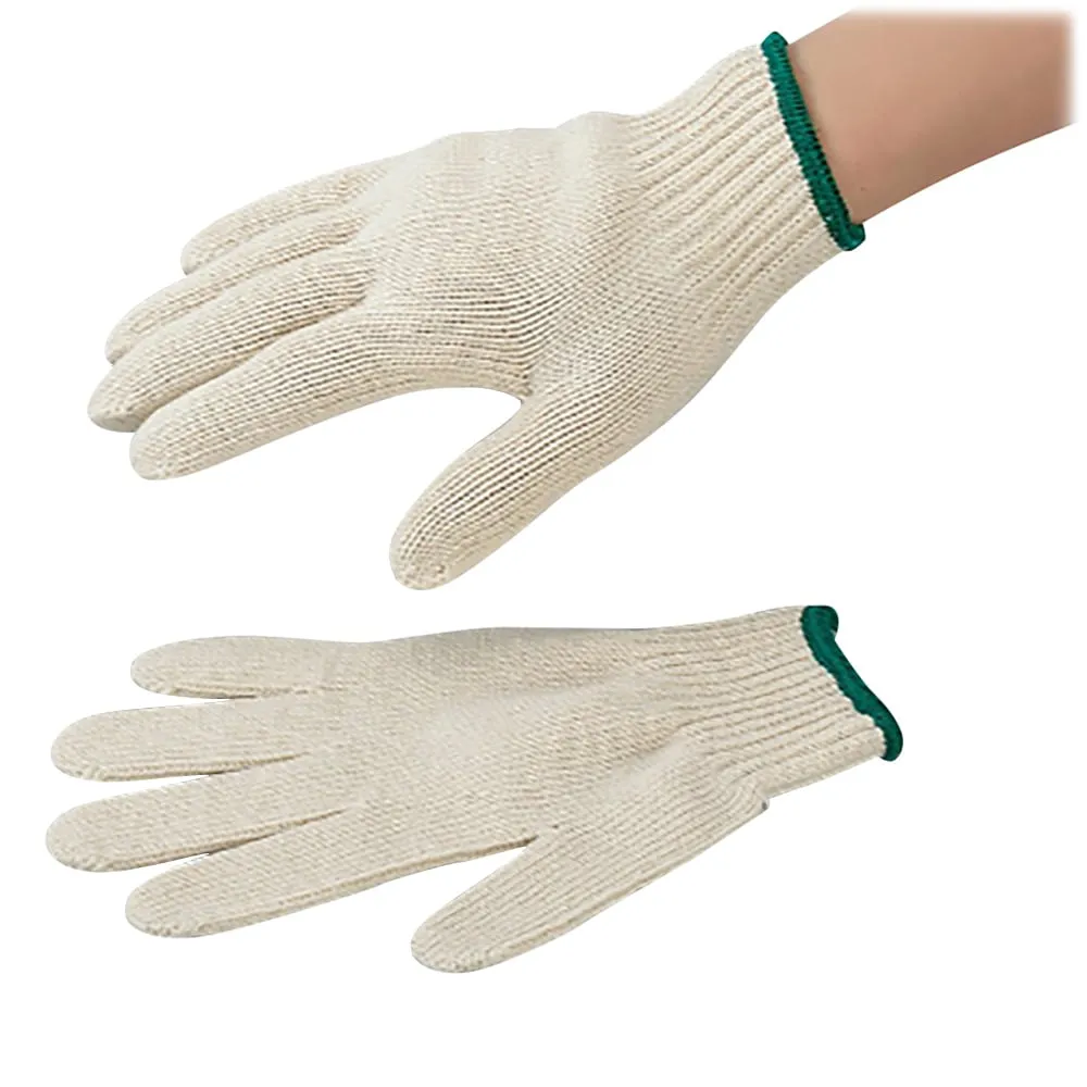 2-9815-01 All-Cotton Work Gloves Free Size 12 Pairs 750