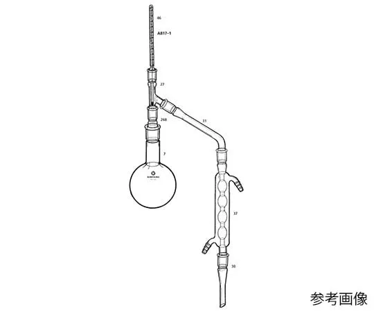 63-4258-49 Atmospheric distillation unit 500mL AB17-1-1