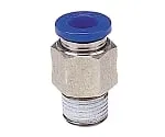 61-7638-39 Stainless Steel (SUS304) Fitting Straight M5 x 0.8 PC4-M5SUS
