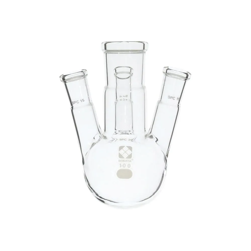 61-4416-91 SPC 4 Neck Round-Bottom Flask 100mL 030180-15100