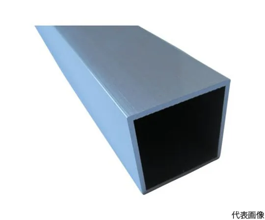 64-5013-52　［Discontinued］Aluminum Square Pipe 20 x 20 x 1.5 without Silver Clear 4 m　LB102S