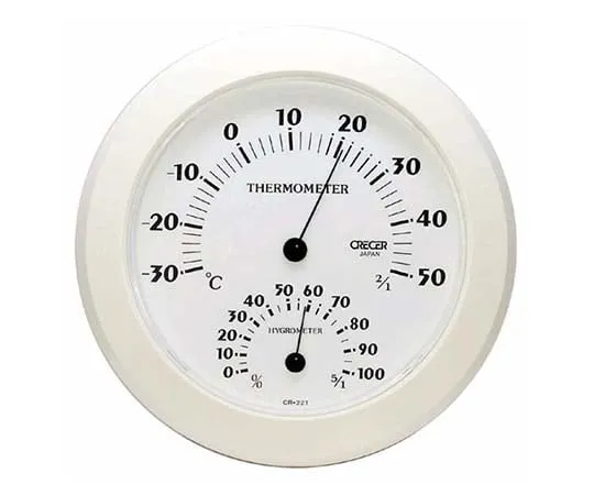 62-3966-01 Thermohygrometer White CR-221W