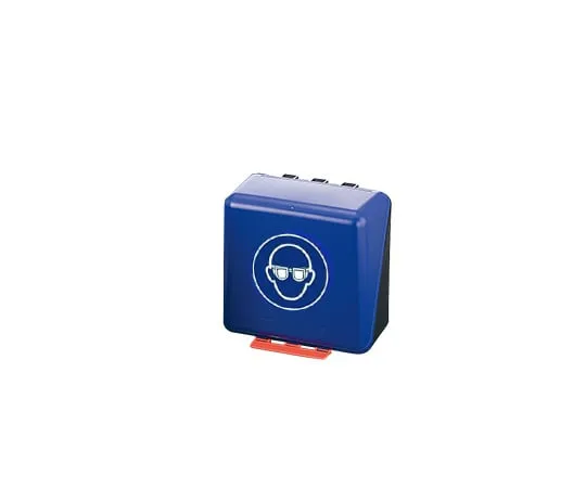 3-7121-01 Safety Protection Equipment Store Box For Protective Eyewear (Without Inlet) Blue MIDI-1