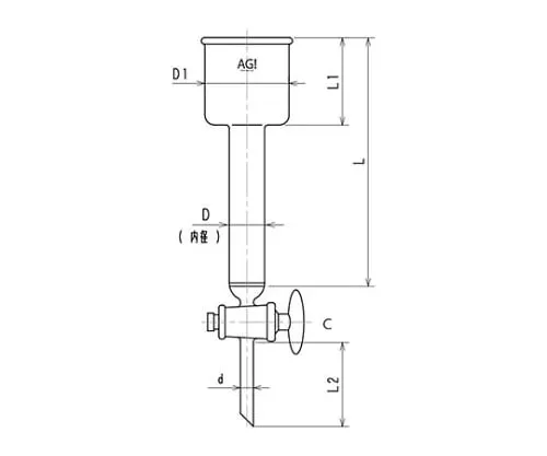 61-4713-79 Alumina Column (with Ion Exchange Resin Column, Glass Cock, Filter) 3864-10/200