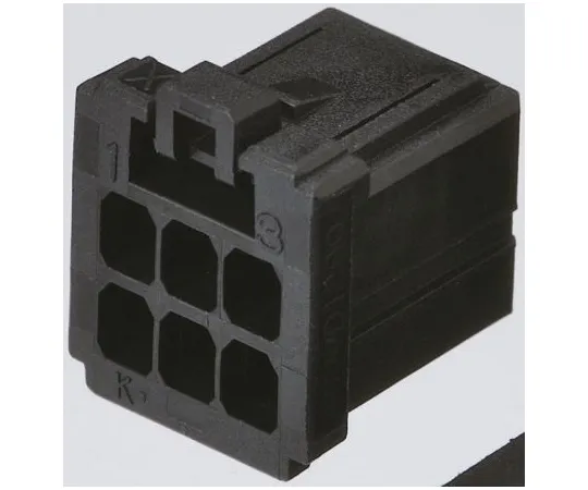 63-4611-69 Substrate Connector Housing Female 6 Pole 2 Row 2.5 mm Dynamic D -1000 1-1827864-3