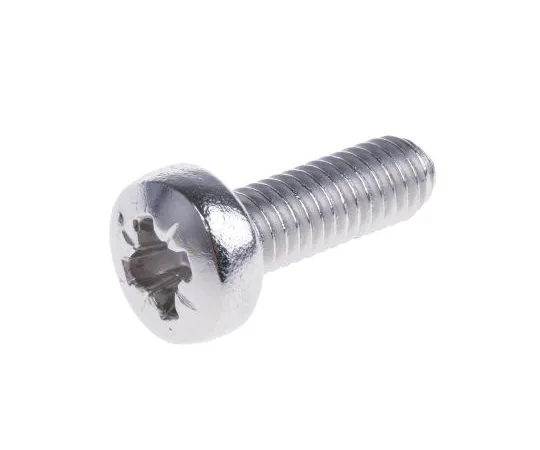 63-4582-40 RS PRO, M4 Pan Head, 12mm Stainless Steel Pozidriv A4 316 Plain 190-507