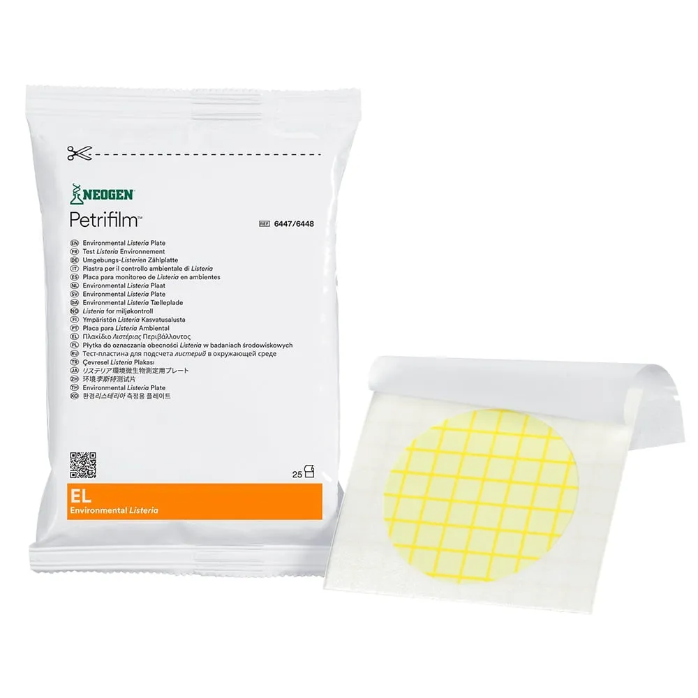 2-7438-01 Petrifilm Medium EL Plate for Environment Listeria 50 Pieces 6447EL