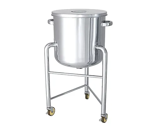 61-0750-03 Mirror fonish type Stainless Steel Container with Leg with Stock Lid 35L DT-ST-L-36
