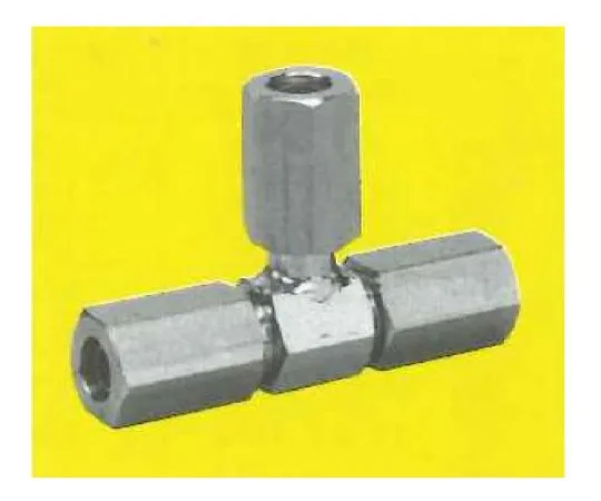62-7088-27 Fluorine Plastic tubing Connection PTFE Electroless Coated USL Cheese Union 6φ 5 pieces Included 00N-054-01 00N-054-01