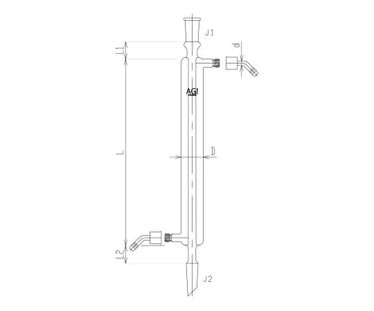 62-2105-77 Liebig Cooler Water Connector 3400-200W-1L