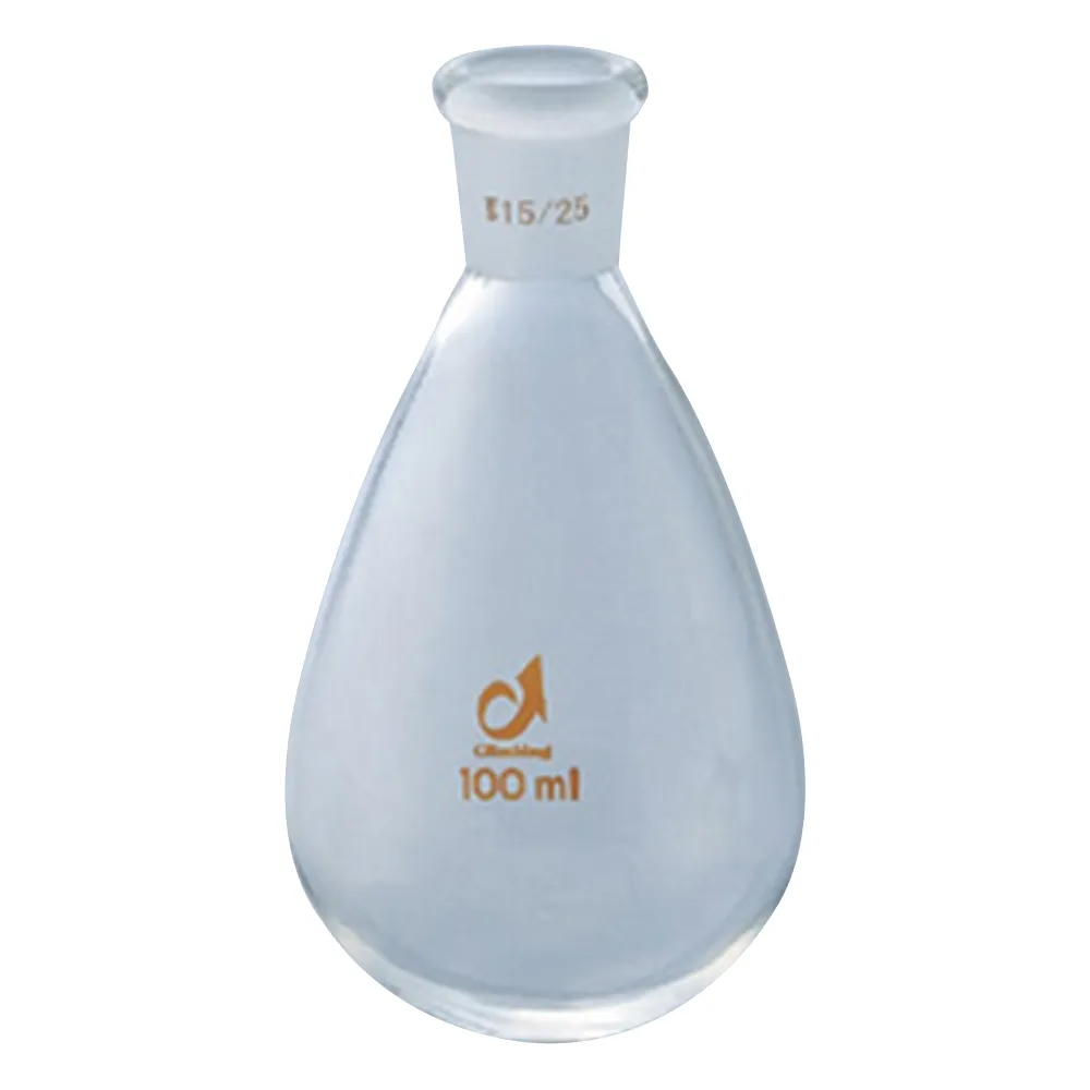 1-4363-01 Common Sliding Eggplant Type Flask 100mL TS15/25 CL0090-04-10