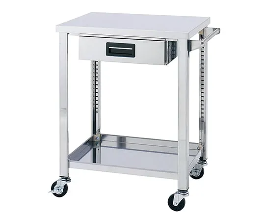 1-2720-01 Stainless Steel Wagon 600 x 450 x 800mm 2 Stages with Drawer WGO2-600K