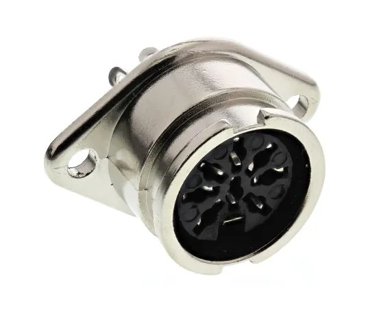 63-4634-15 RS PRO 8 Pole Din Socket, 1A, 100 V ac, Bayonet 490-901