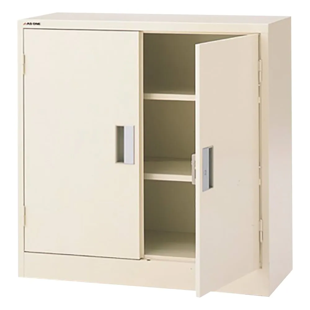 1-8317-12 Chemical-Resistant Cabinet Double Door 880 x 380 x 880 N-330R/OW