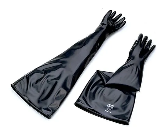 62-0861-16　［Discontinued］North Glove Box Gloves 6 Inches 700mm Approx 0.4mm Approx 247mm Flat Hand　6B1528A/9Q