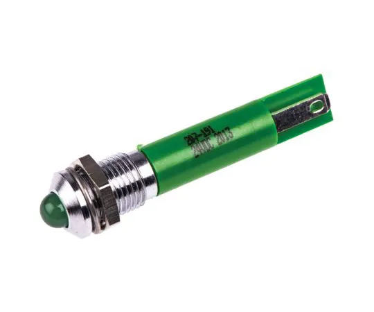 63-4585-98 RS PRO Green Indicator, 24 V dc, 8mm Mounting Hole Size, Solder Tab Termination 207-191
