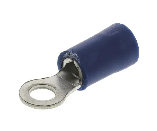 63-4641-64 RS PRO Insulated Crimp Ring Terminal, M3.5 Stud Size, 1.5mm² to 2.5mm² Wire Size, Blue 534-597